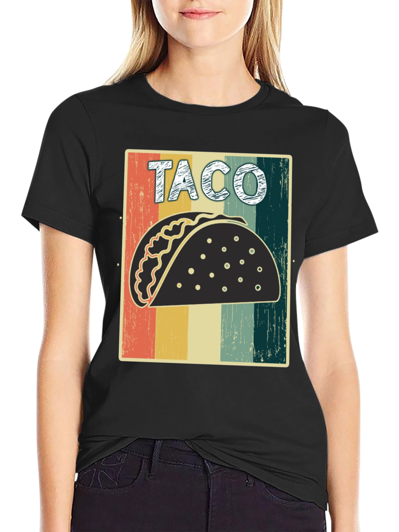 Retro Taco Graphic Tee - Comfort Fit