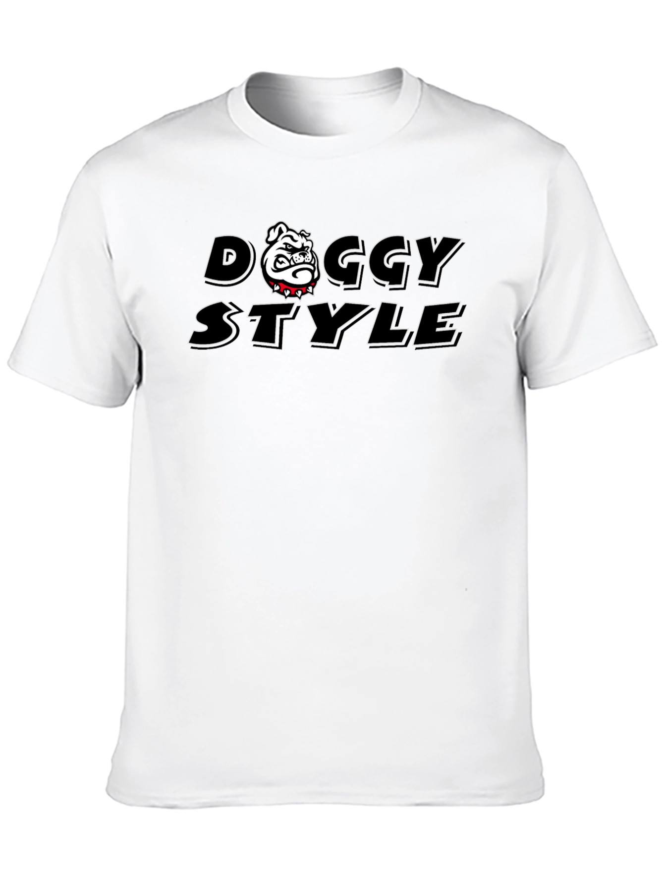 Doggy Style Graphic T-Shirt - Black