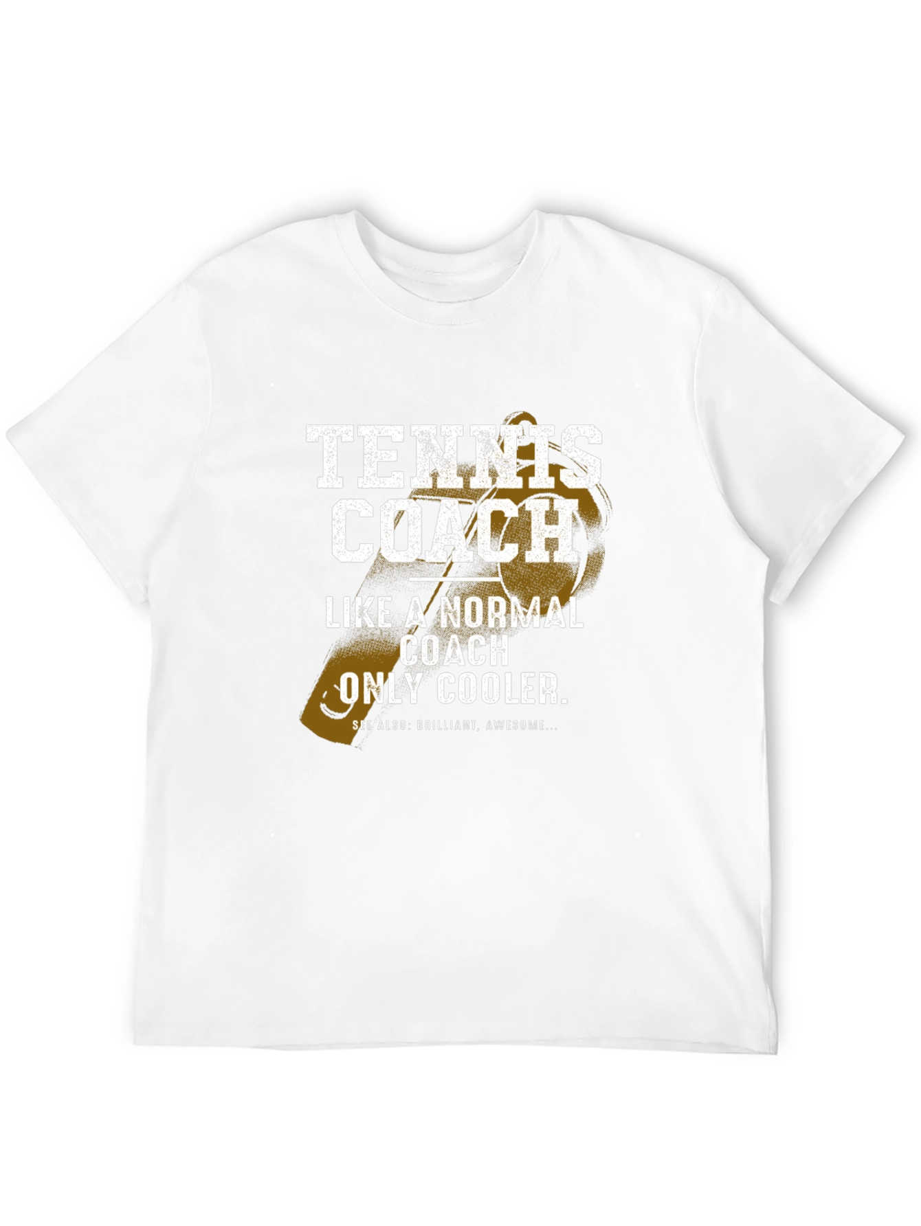 Tennis Coach Graphic Tee - Cool & Awesome