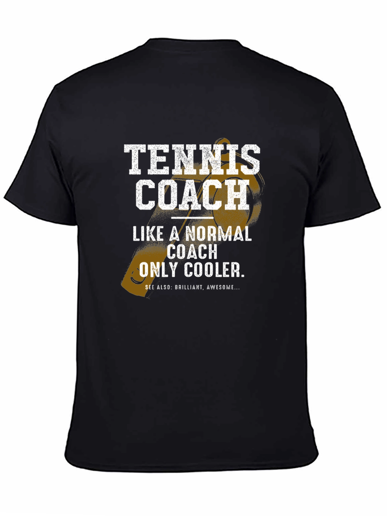 Tennis Coach Graphic Tee - Cool & Awesome