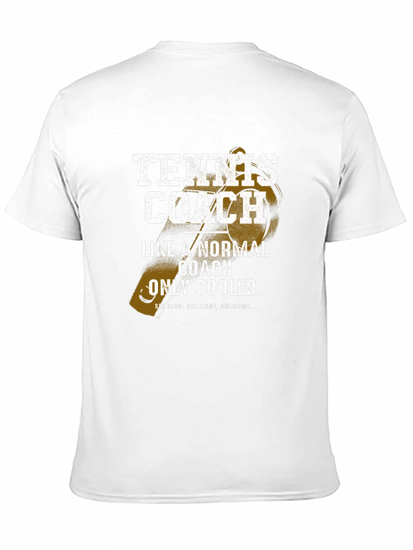 Tennis Coach Graphic Tee - Cool & Awesome