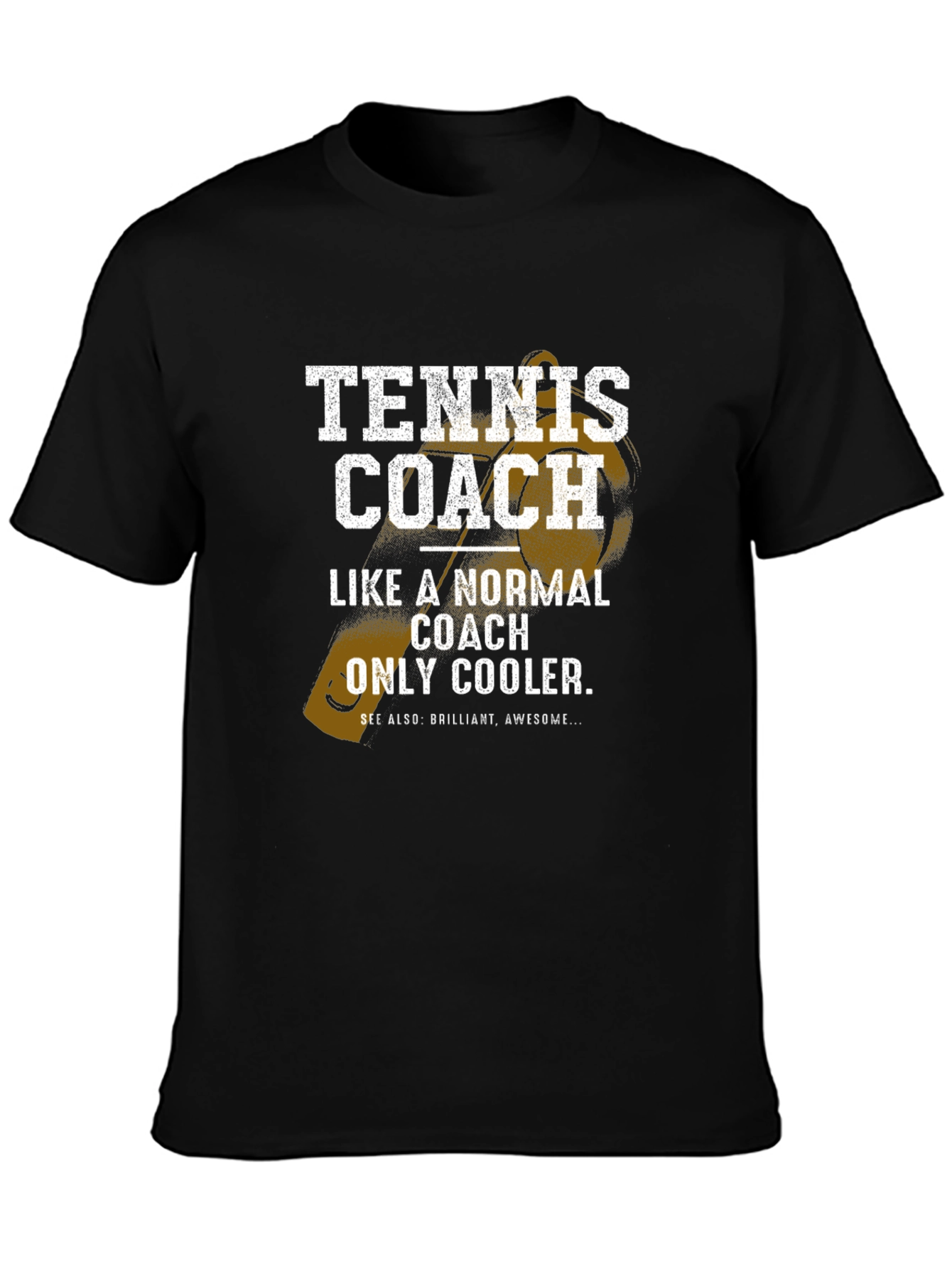 Tennis Coach Graphic Tee - Cool & Awesome