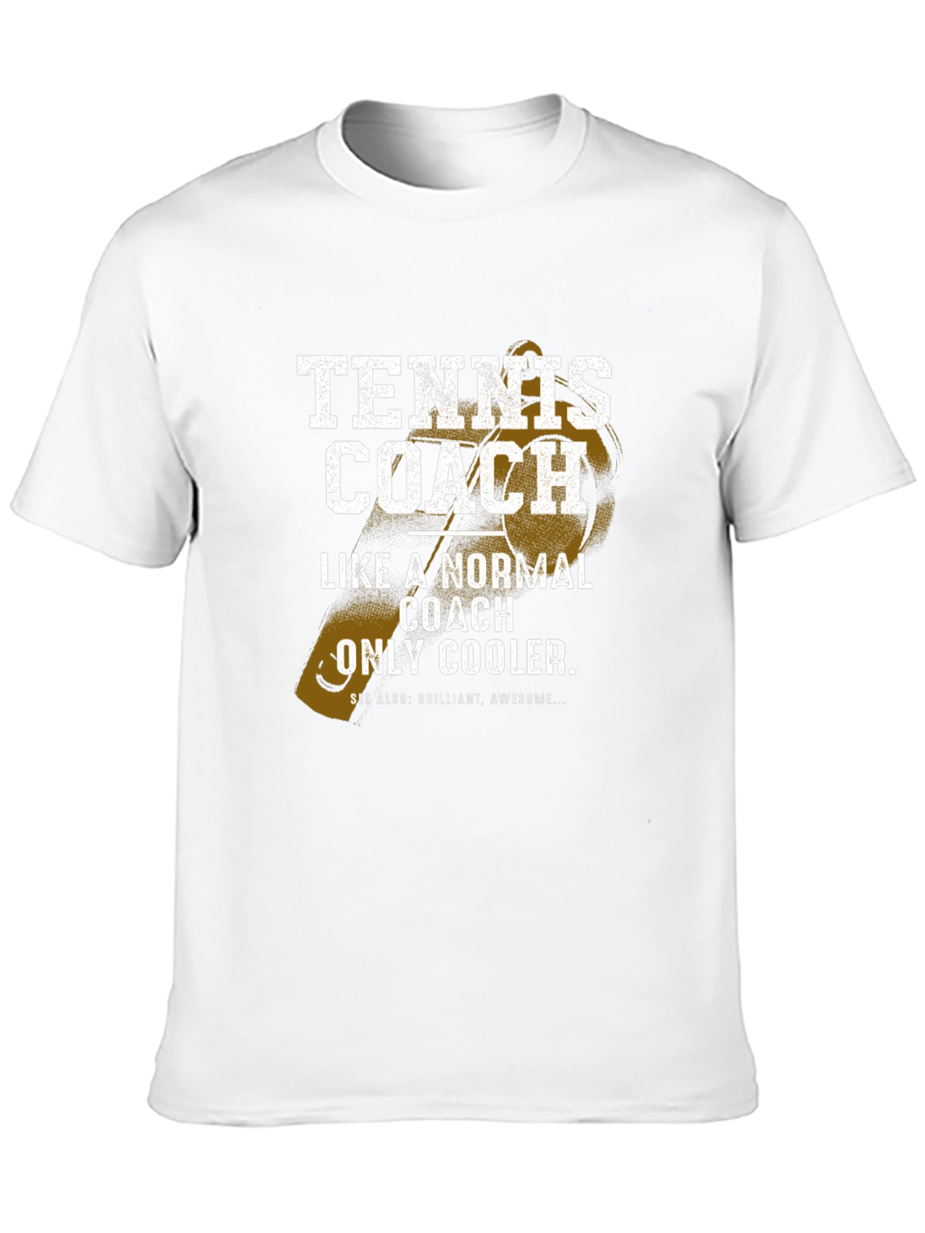 Tennis Coach Graphic Tee - Cool & Awesome