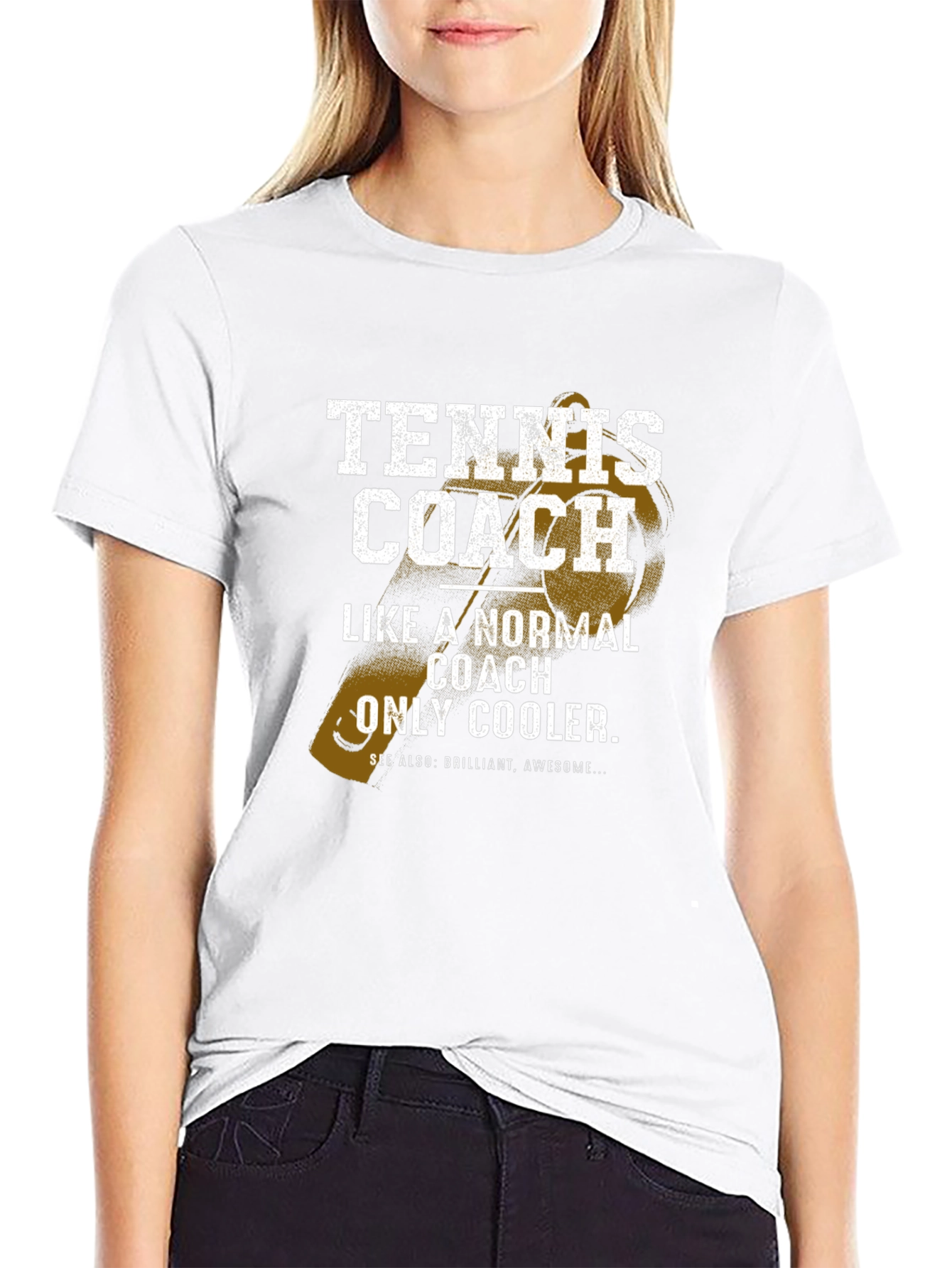 Tennis Coach Graphic Tee - Cool & Awesome