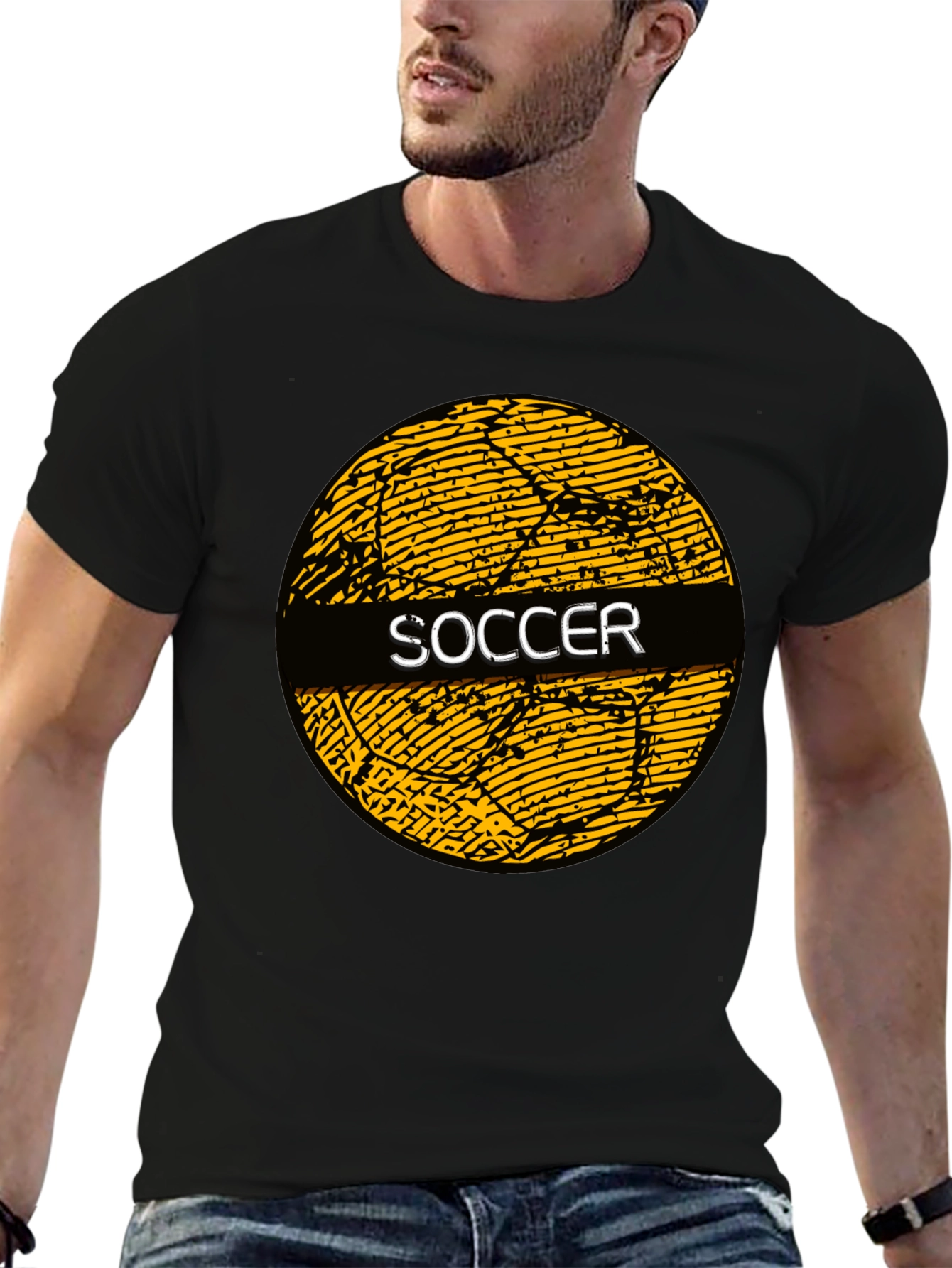 Soccer Ball Graphic T-Shirt