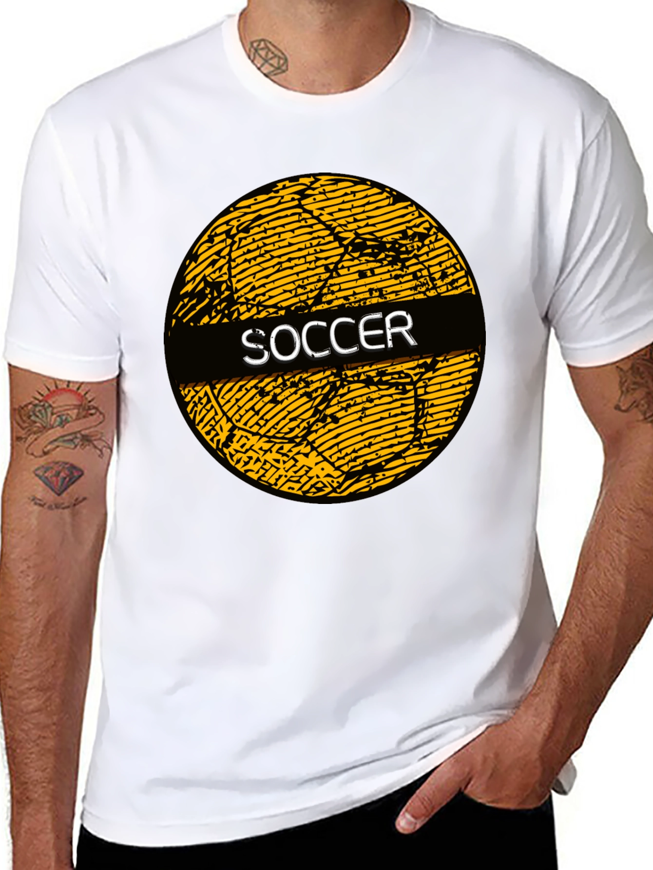 Soccer Ball Graphic T-Shirt