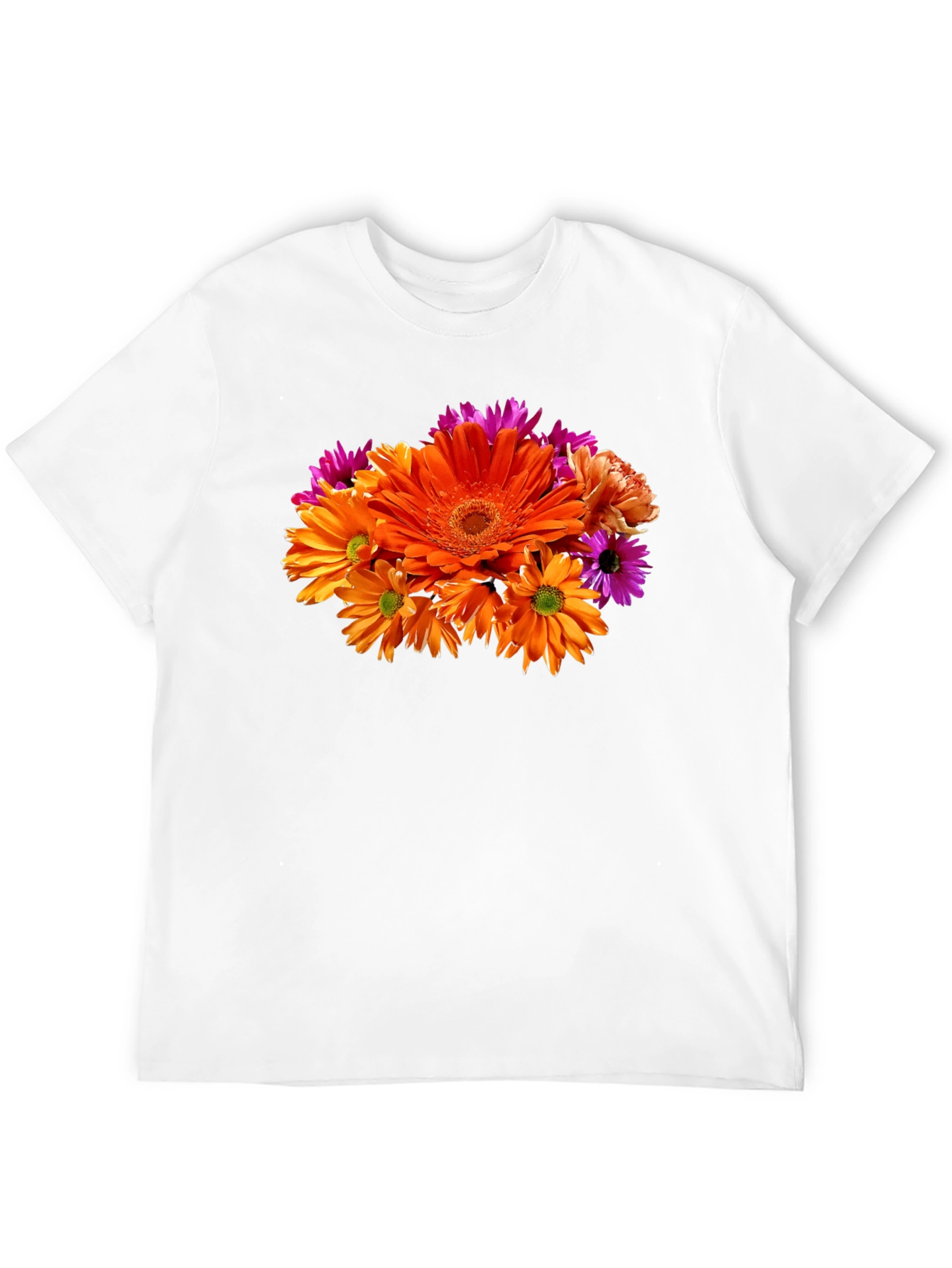 Floral Print T-Shirt - Vibrant and Stylish!