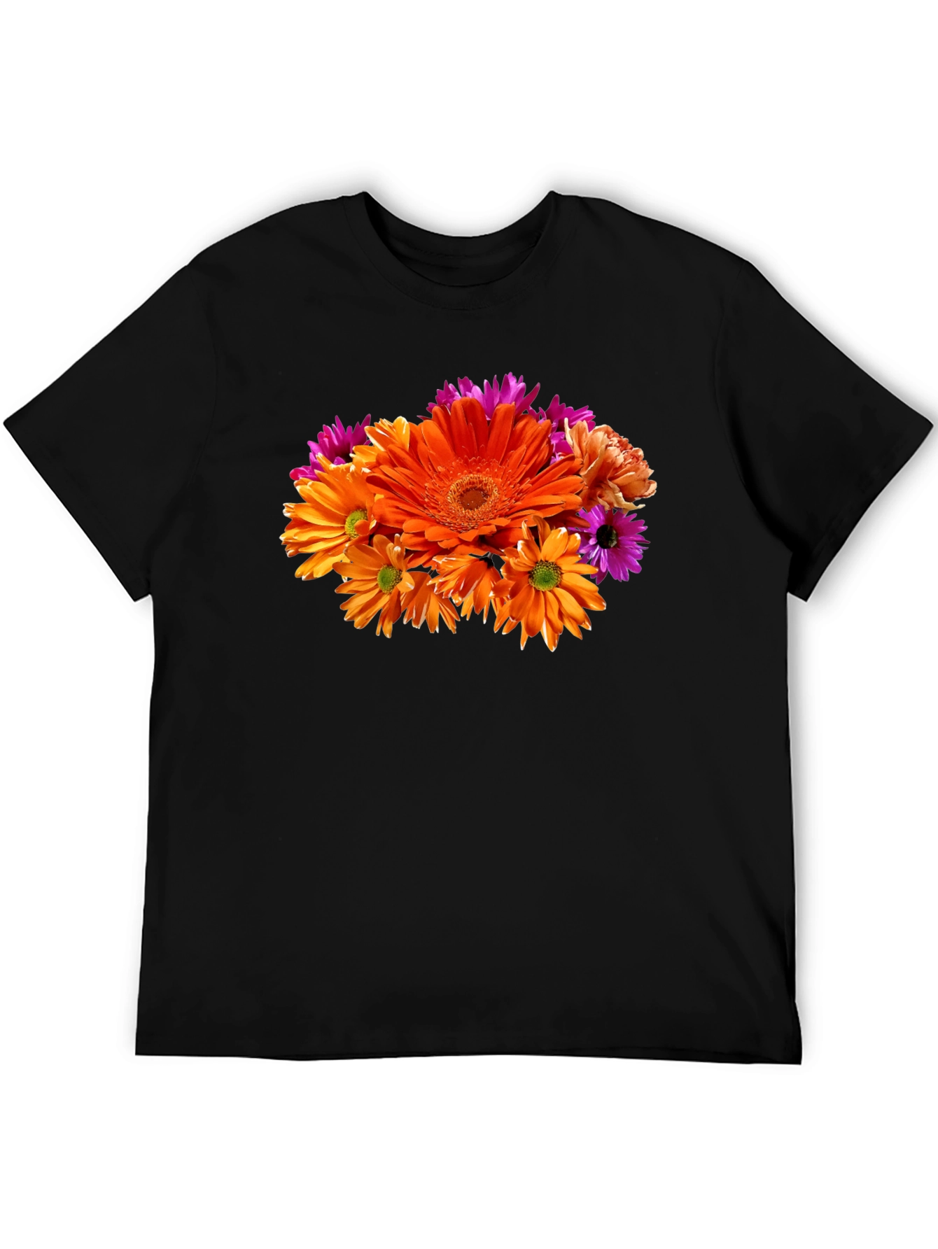 Floral Print T-Shirt - Vibrant and Stylish!
