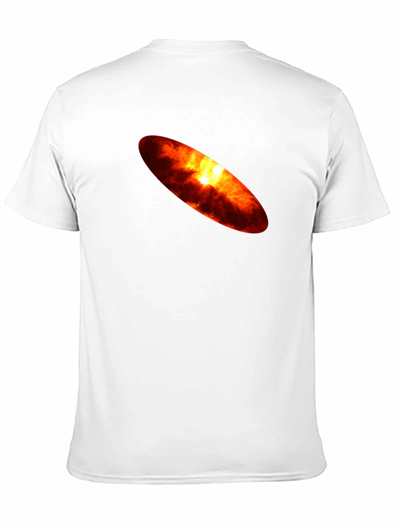 Fiery Sun Graphic Black T-Shirt