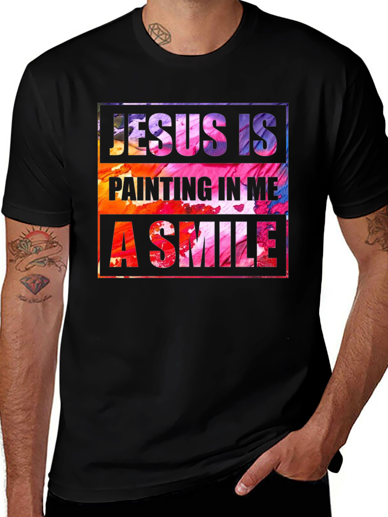 Jesus is Painting Me a Smile T-Shirt