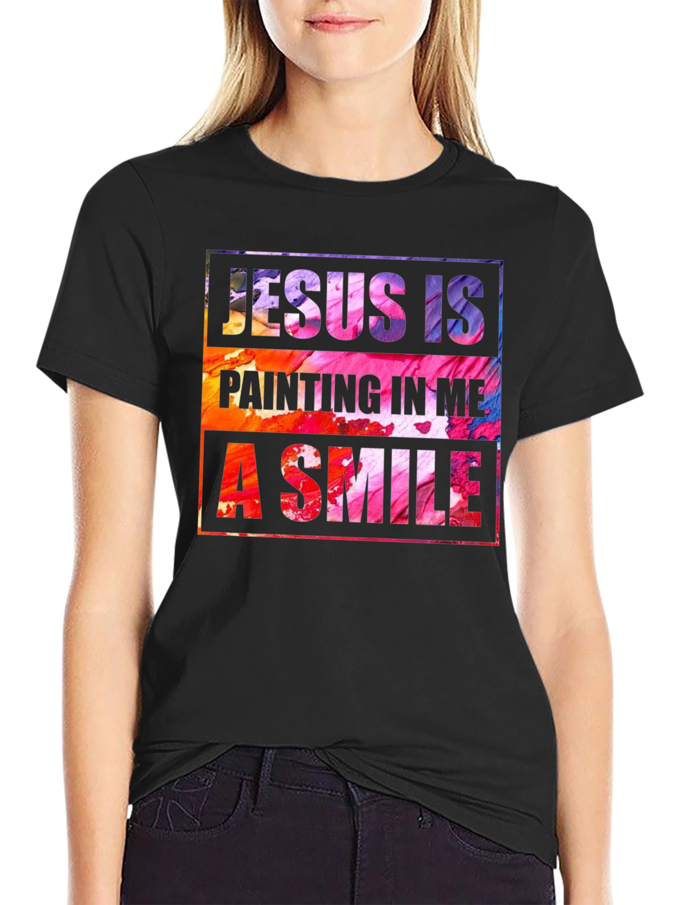 Jesus is Painting Me a Smile T-Shirt