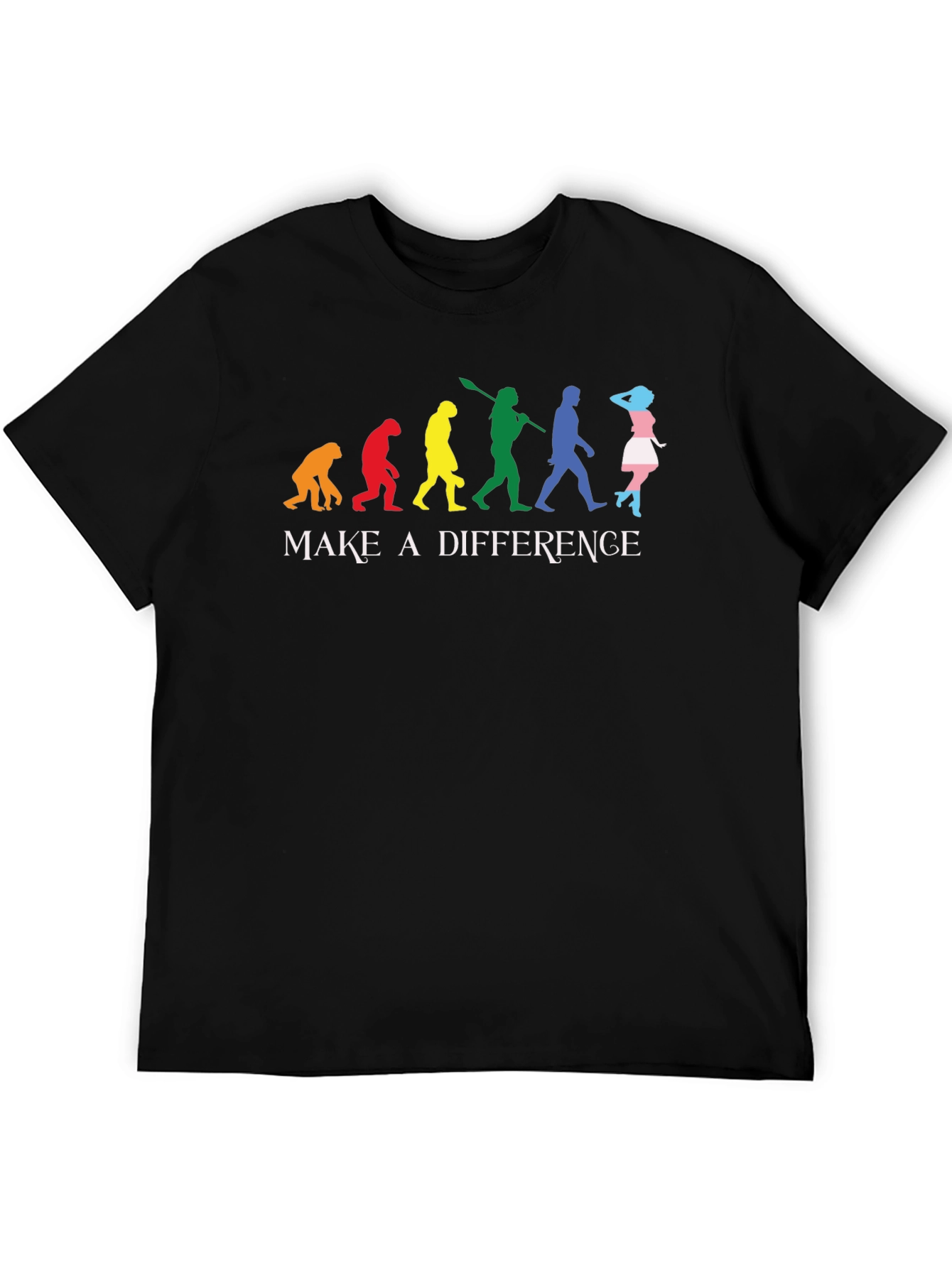 Make A Difference Evolution Tee - Black