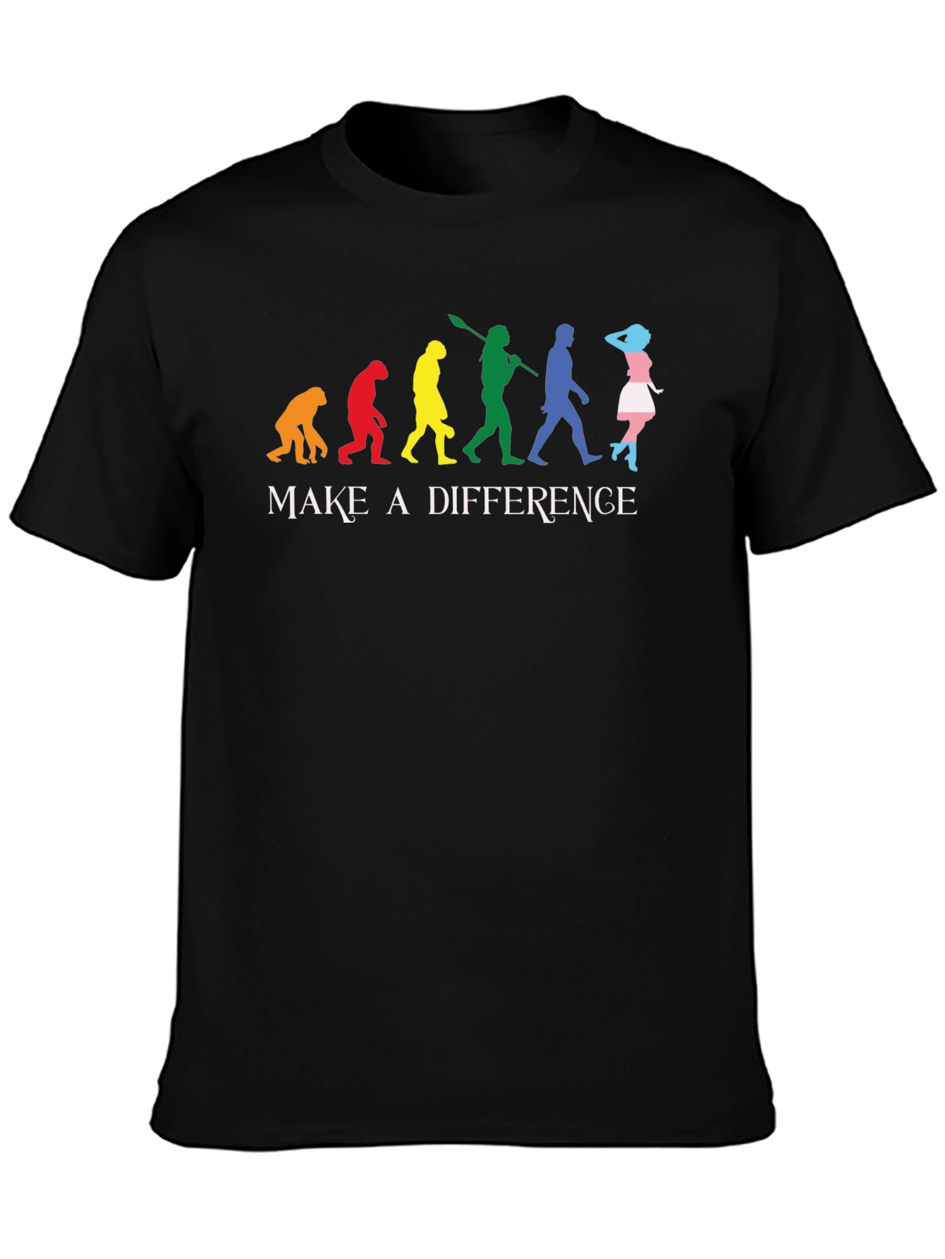 Make A Difference Evolution Tee - Black