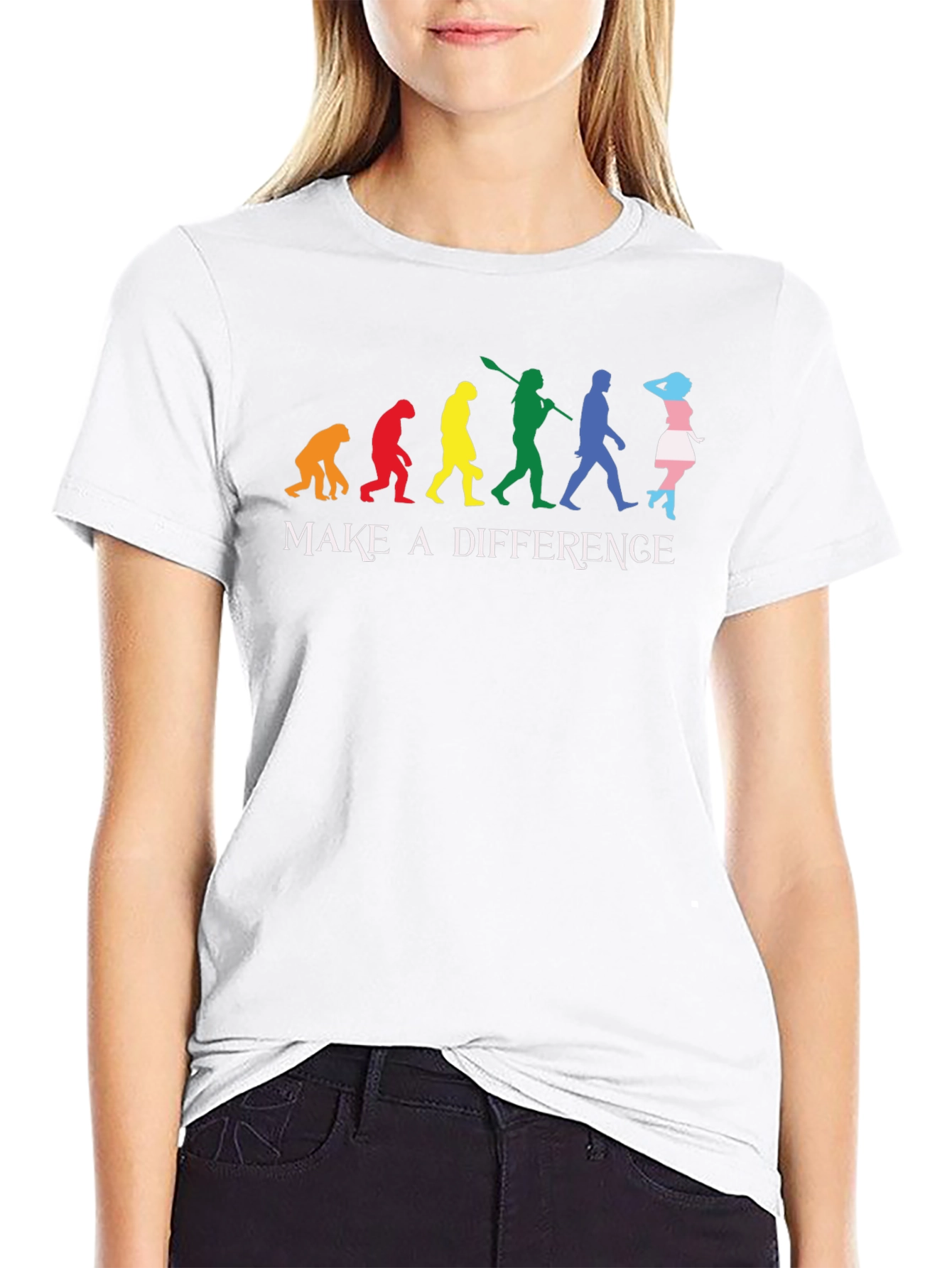 Make A Difference Evolution Tee - Black