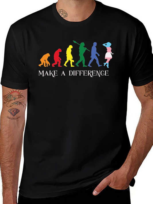 Make A Difference Evolution Tee - Black