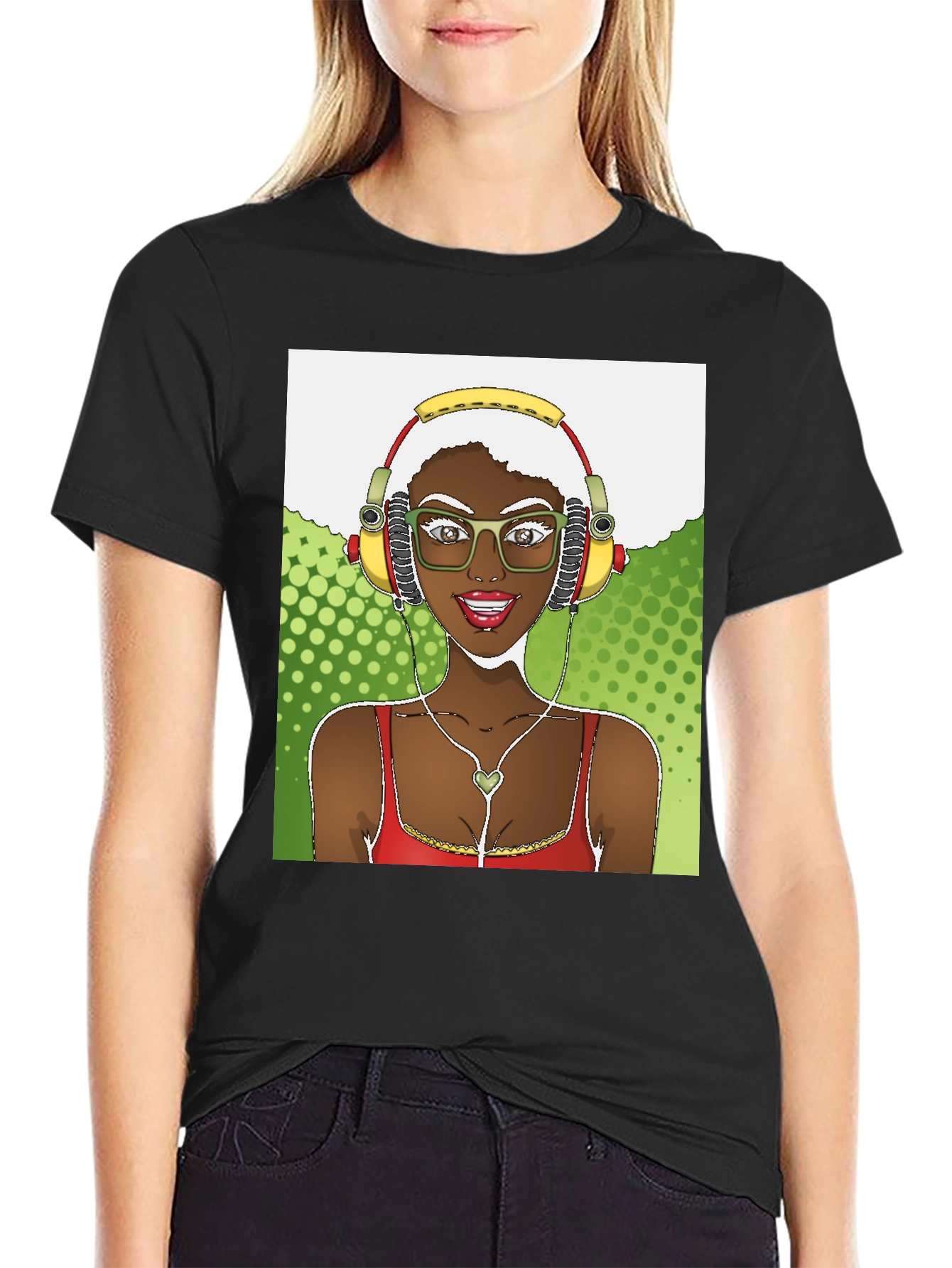 Afro Girl Graphic T-Shirt