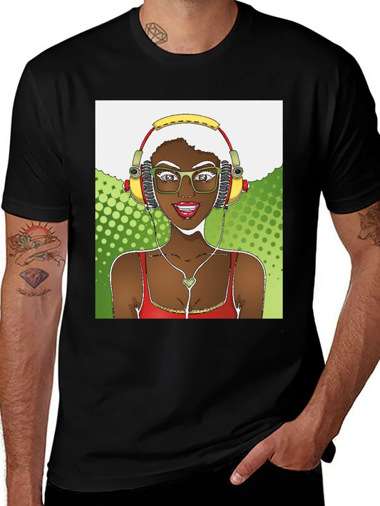 Afro Girl Graphic T-Shirt
