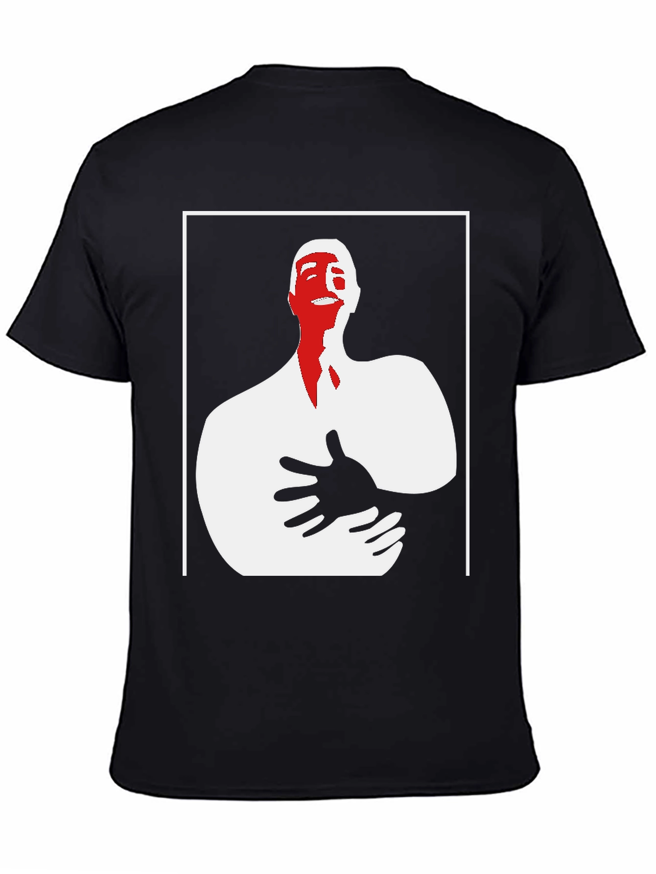 Abstract Graphic Tee - Black