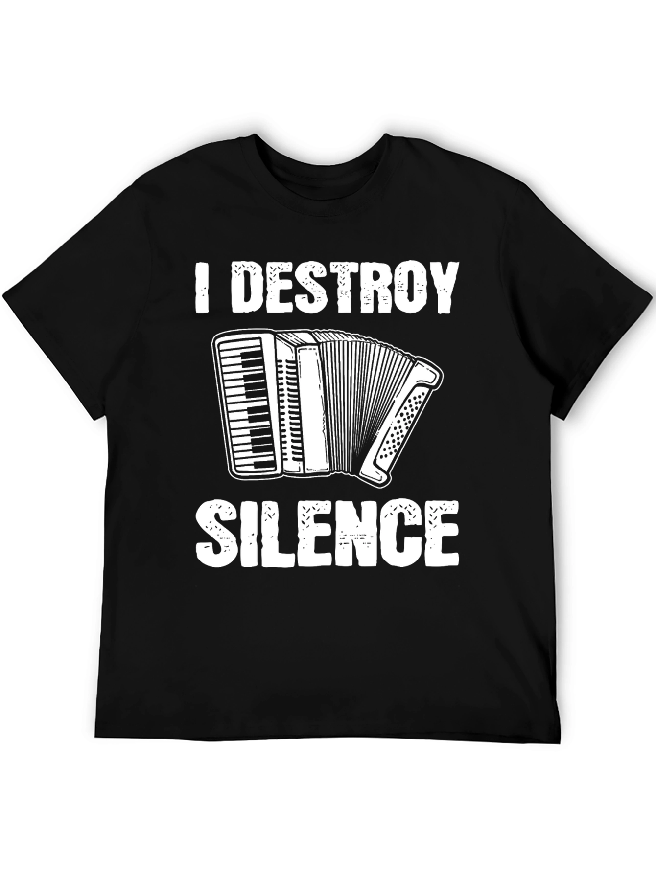 I Destroy Silence Accordion T-Shirt