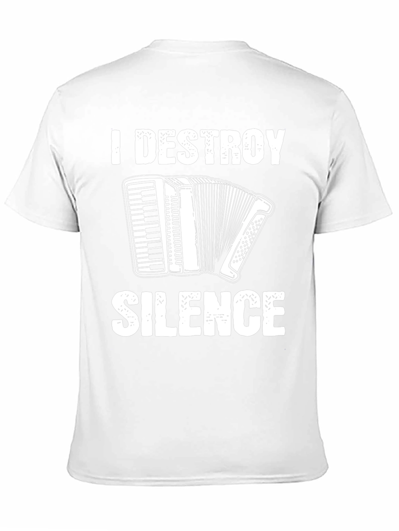 I Destroy Silence Accordion T-Shirt