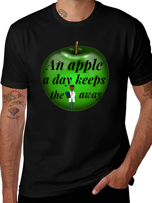 Funny Apple a Day Doctor T-Shirt