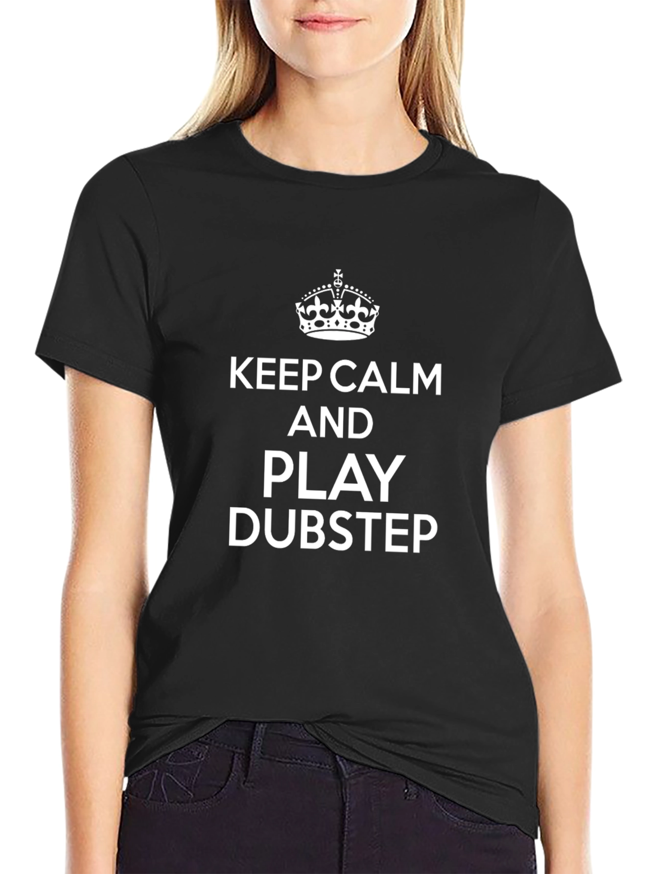 Keep Calm and Play Dubstep Graphic T-Shirt