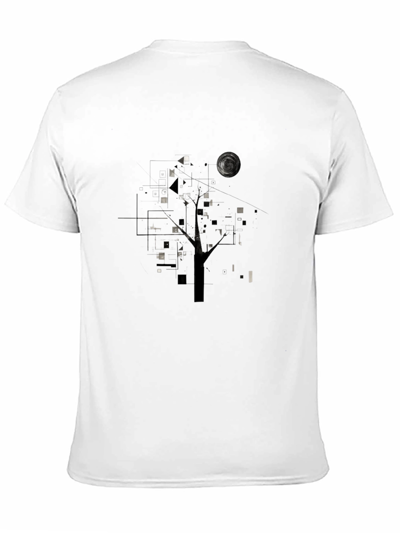 Geometric Black T-Shirt