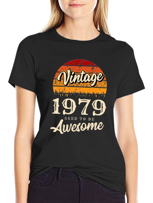 Vintage 1979 Aged To Be Awesome T-Shirt
