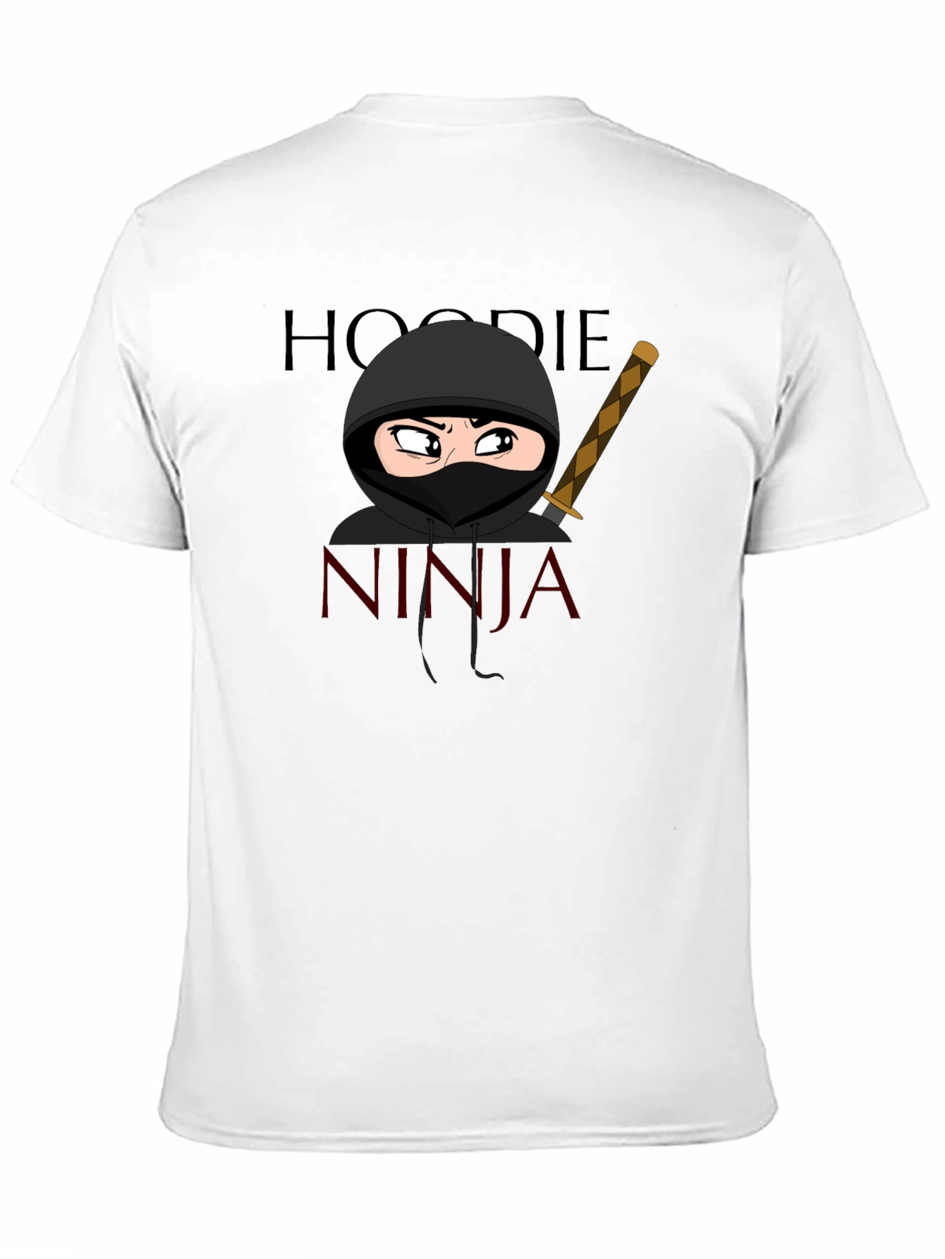 Hoodie Ninja T-Shirt Cartoon Graphic Tee