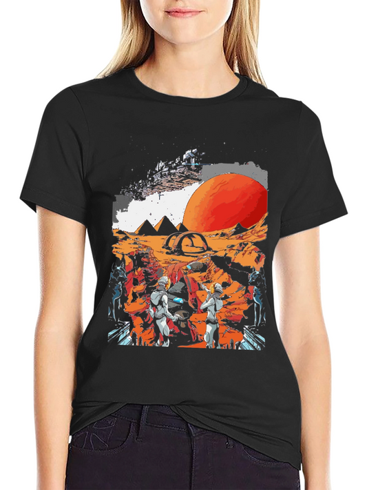 Sci-Fi Martian Adventure Graphic Tee