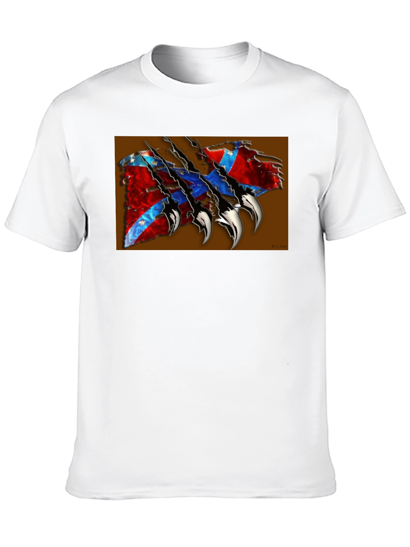 Confederate Flag Claw T-Shirt