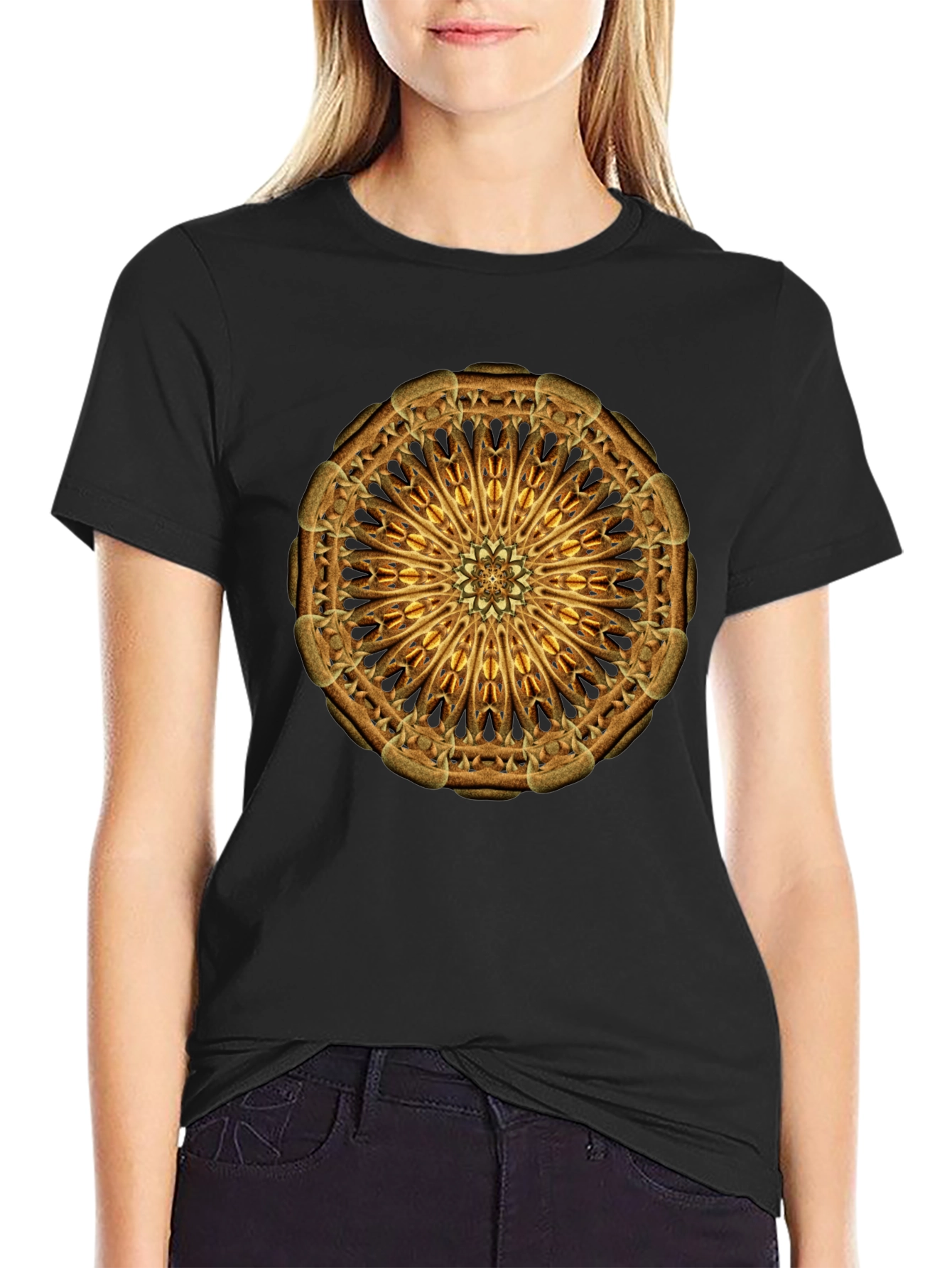 Geometric Mandala Graphic T-Shirt