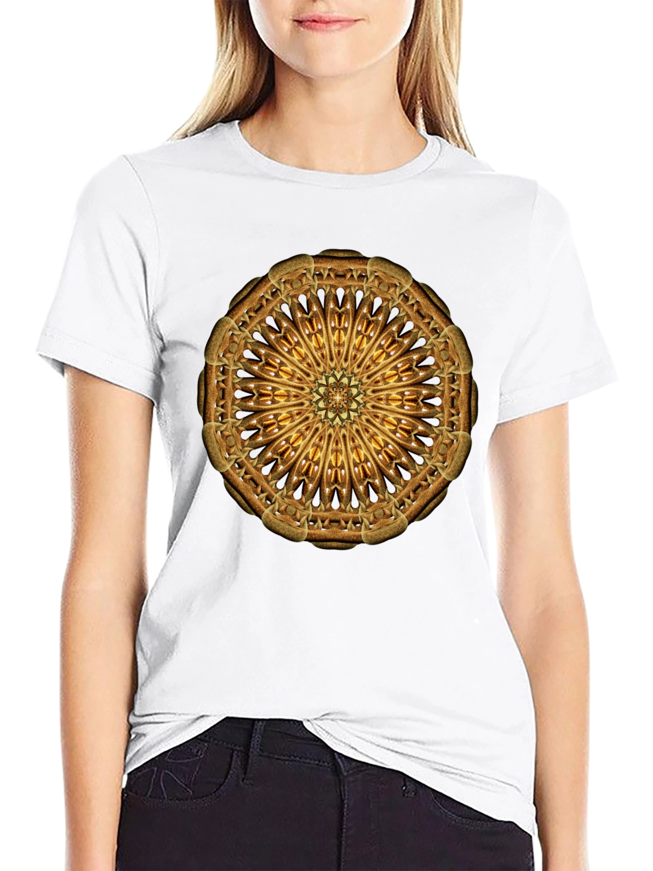 Geometric Mandala Graphic T-Shirt