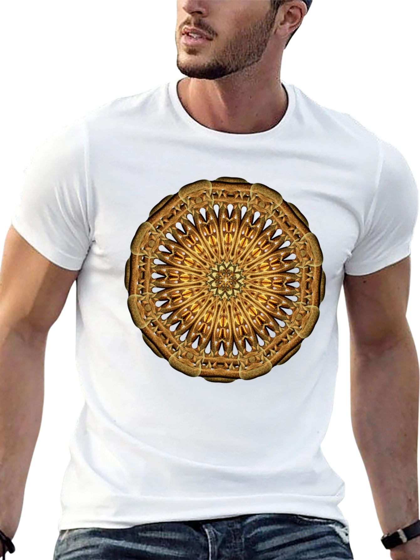 Geometric Mandala Graphic T-Shirt