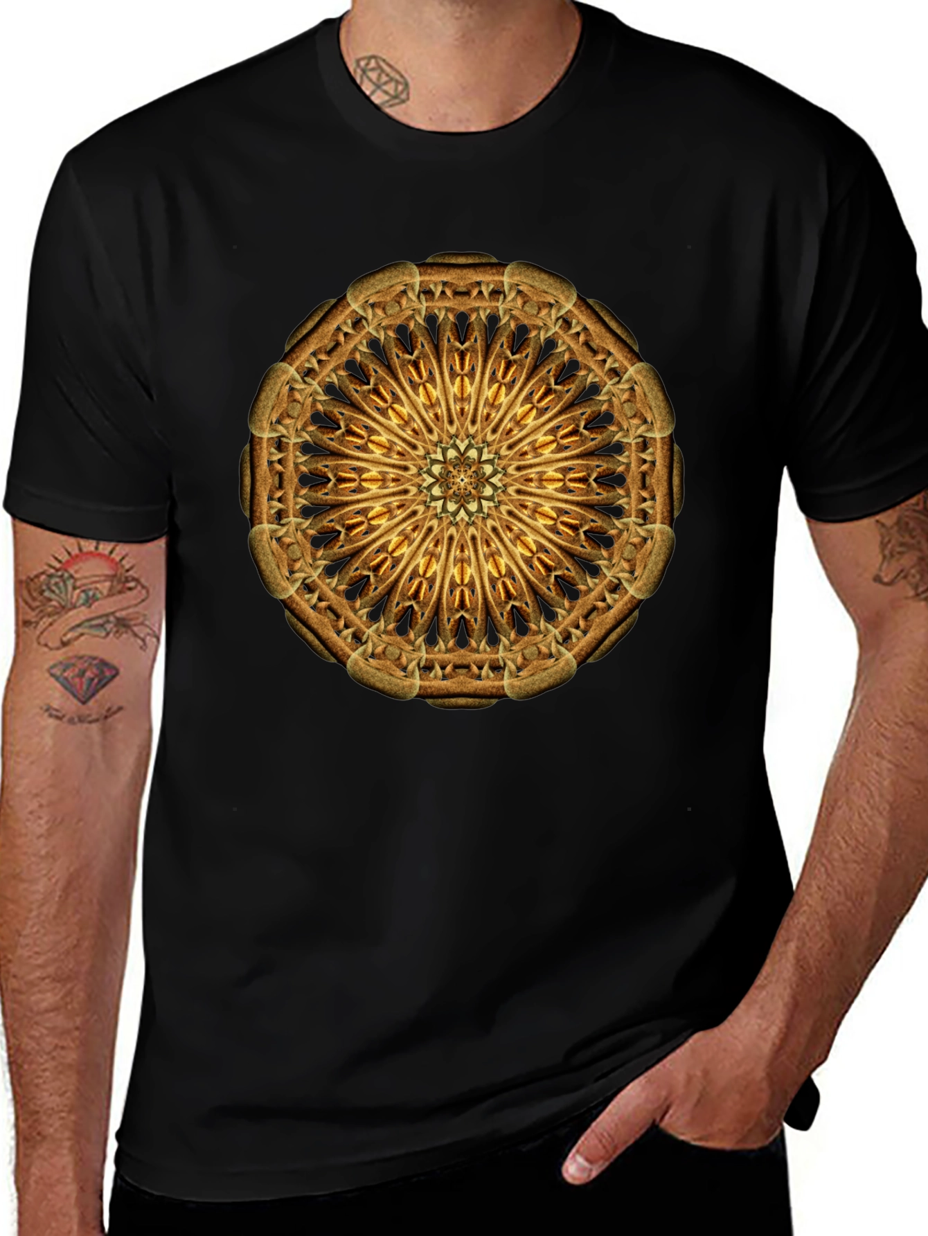 Geometric Mandala Graphic T-Shirt