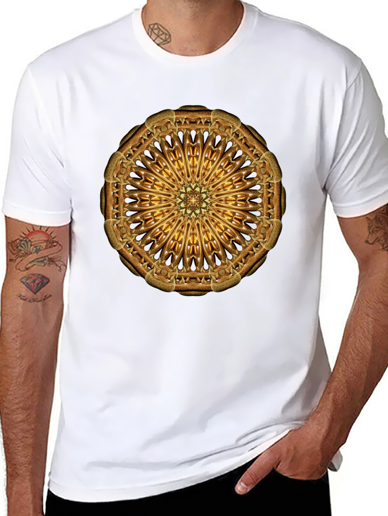 Geometric Mandala Graphic T-Shirt