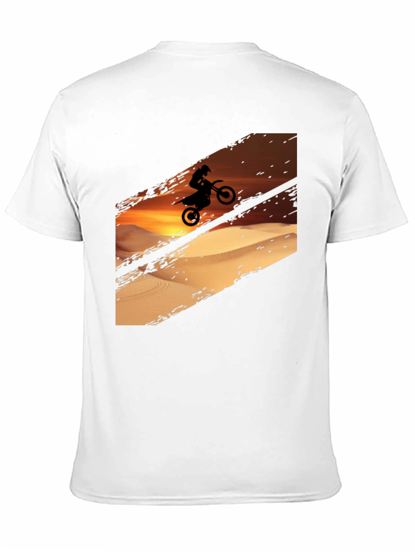 Desert Rider Graphic Tee - Black Cotton T-Shirt