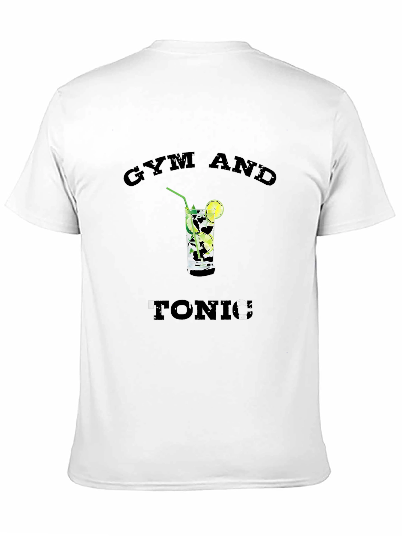 Gym and Tonic Graphic T-Shirt - Black