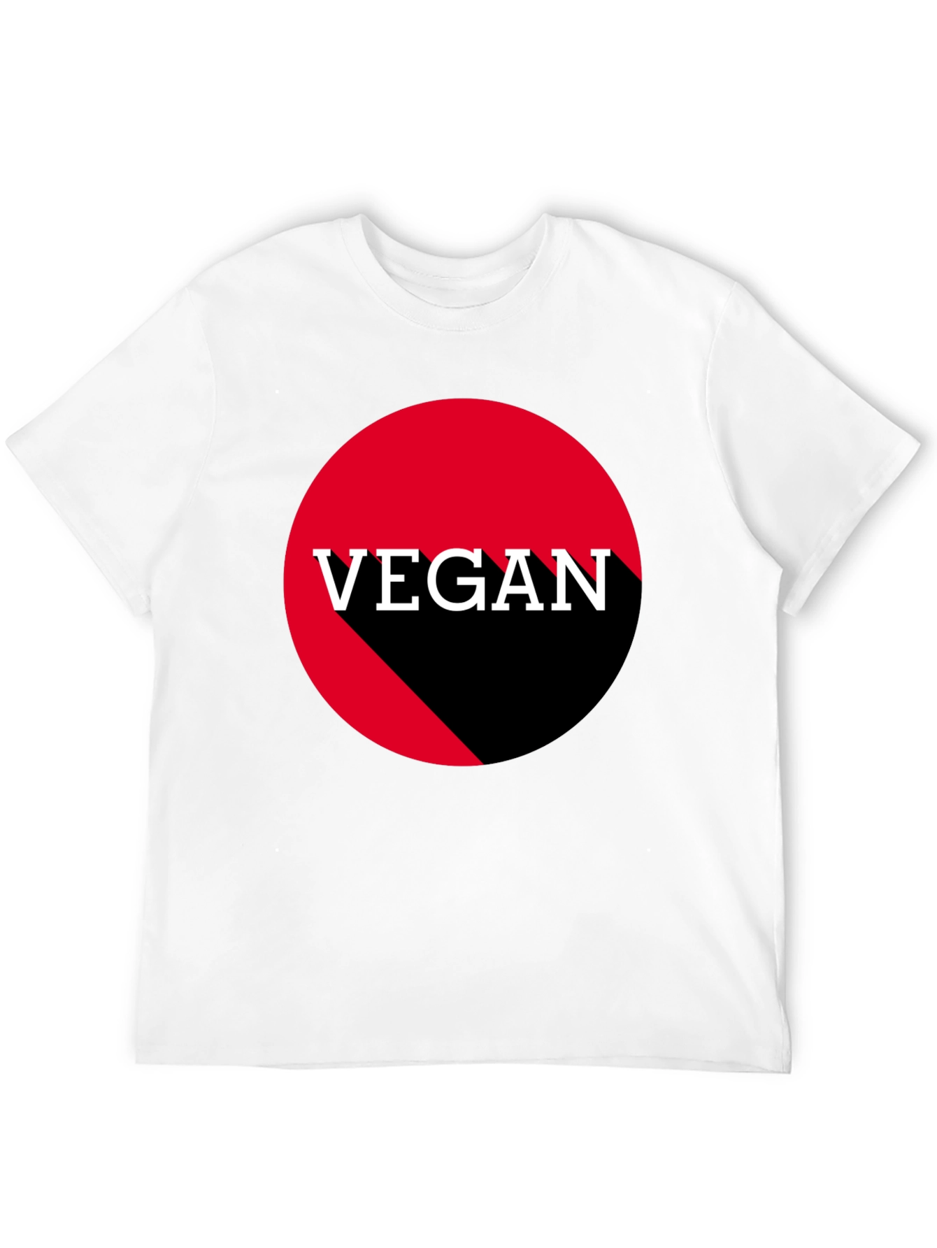 Vegan Symbol Black T-Shirt