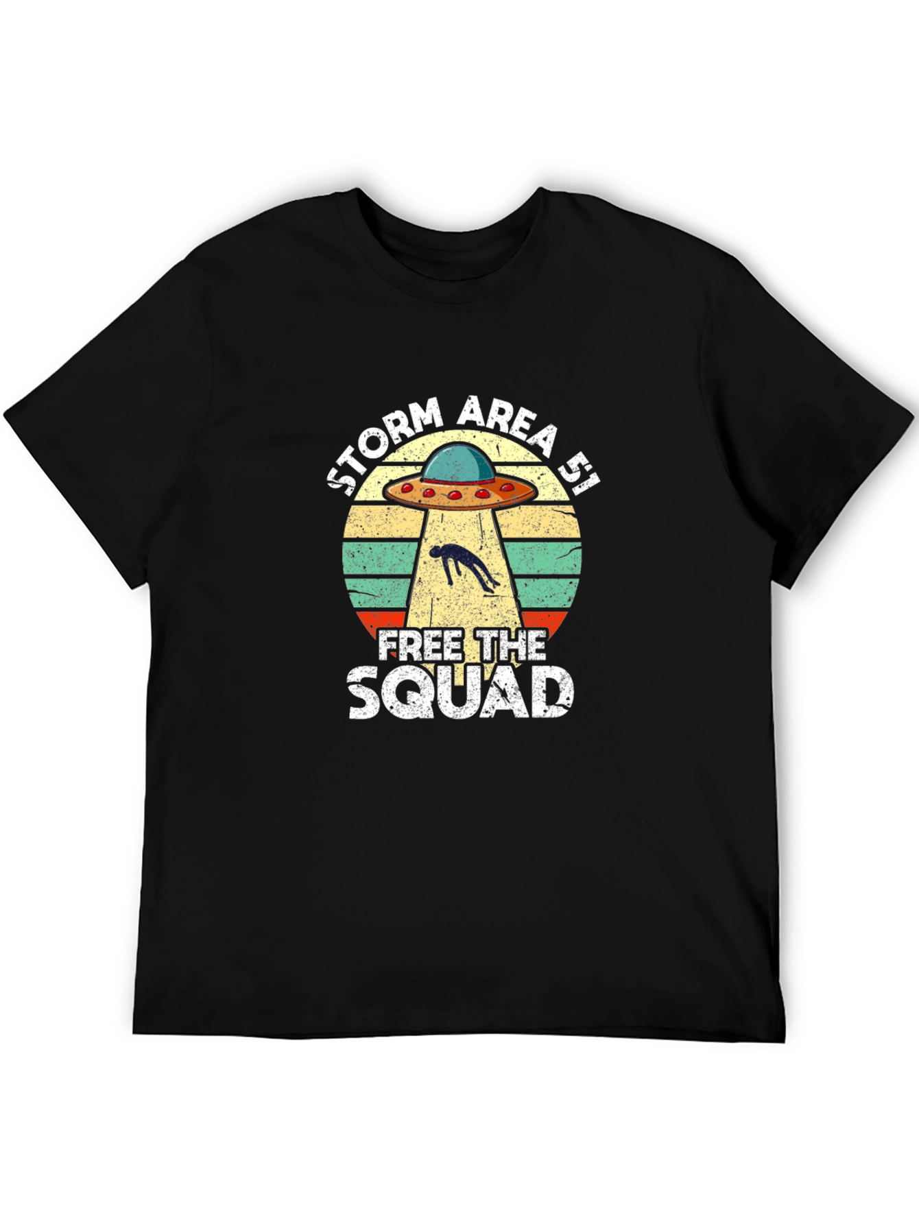 Storm Area 51 UFO Graphic T-Shirt