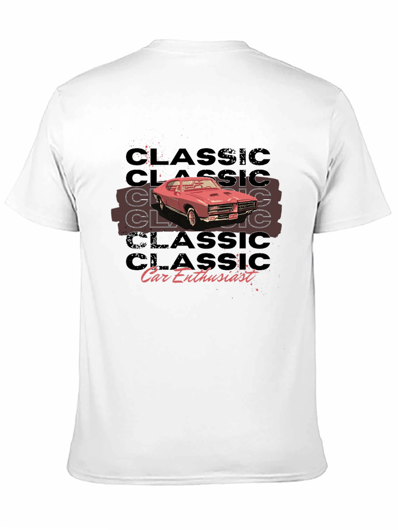 Classic Car Enthusiast Black T-Shirt