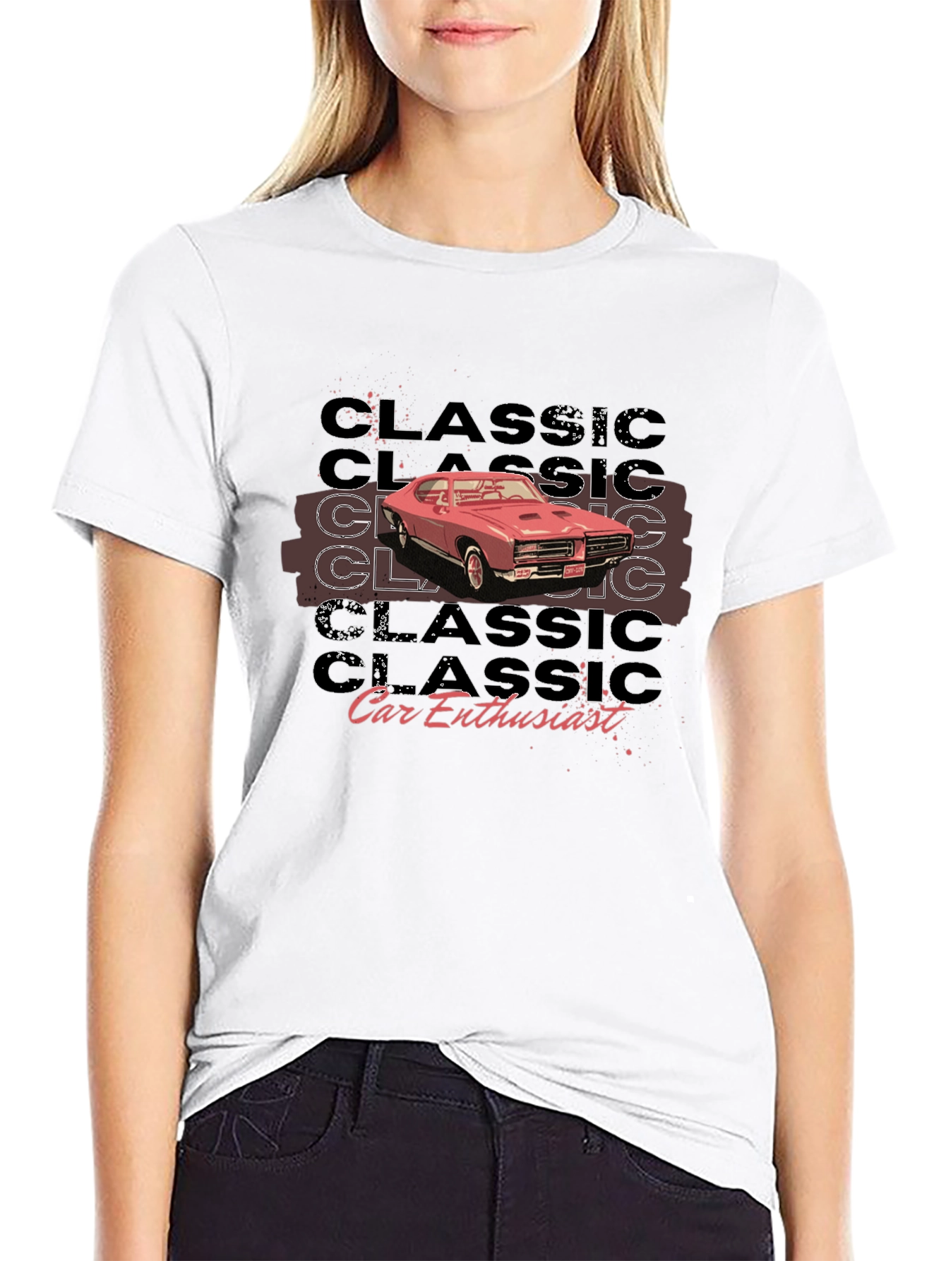 Classic Car Enthusiast Black T-Shirt