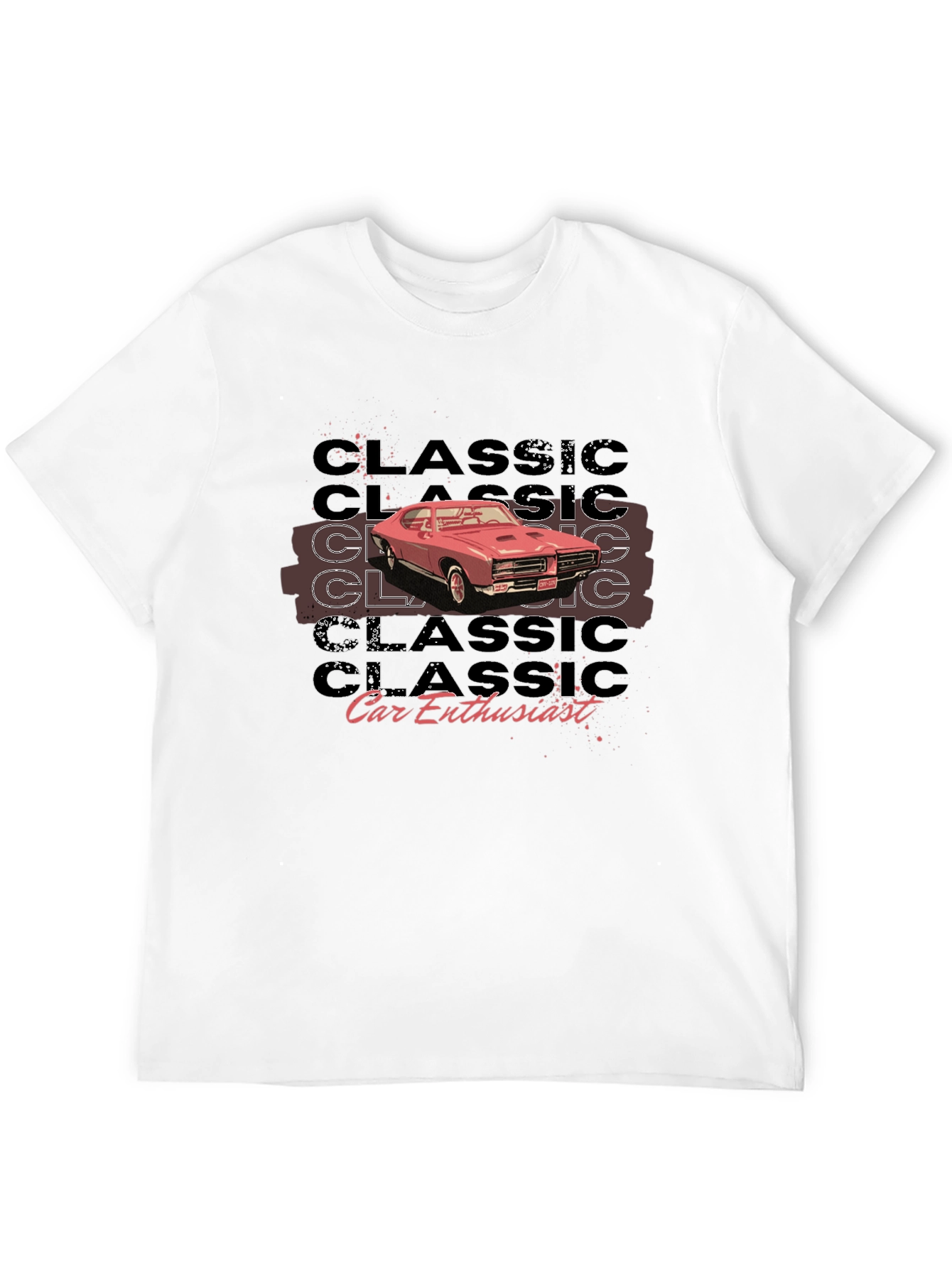 Classic Car Enthusiast Black T-Shirt