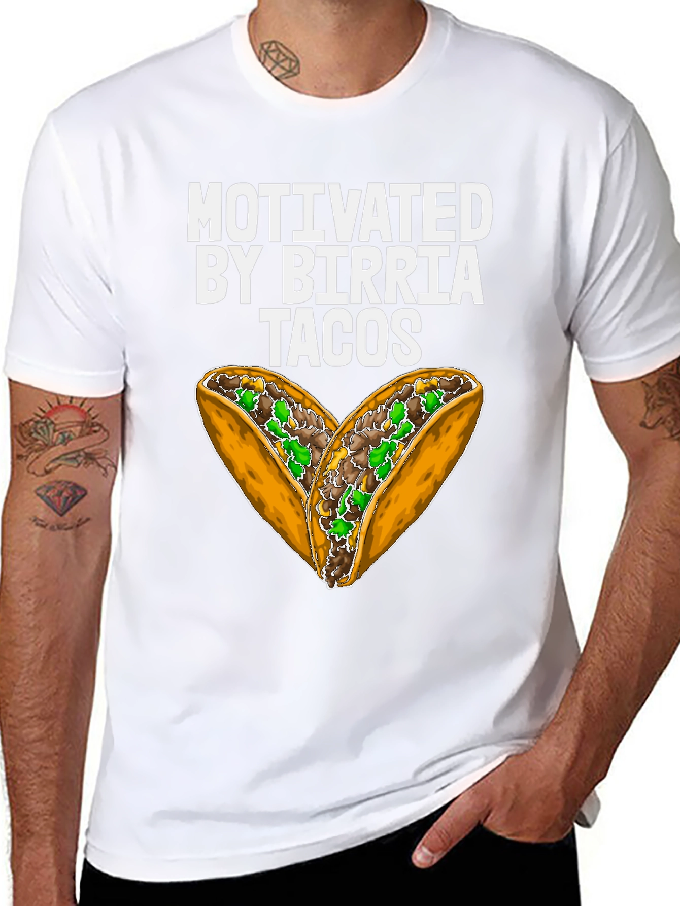 Motivated by Birria Tacos Graphic T-Shirt