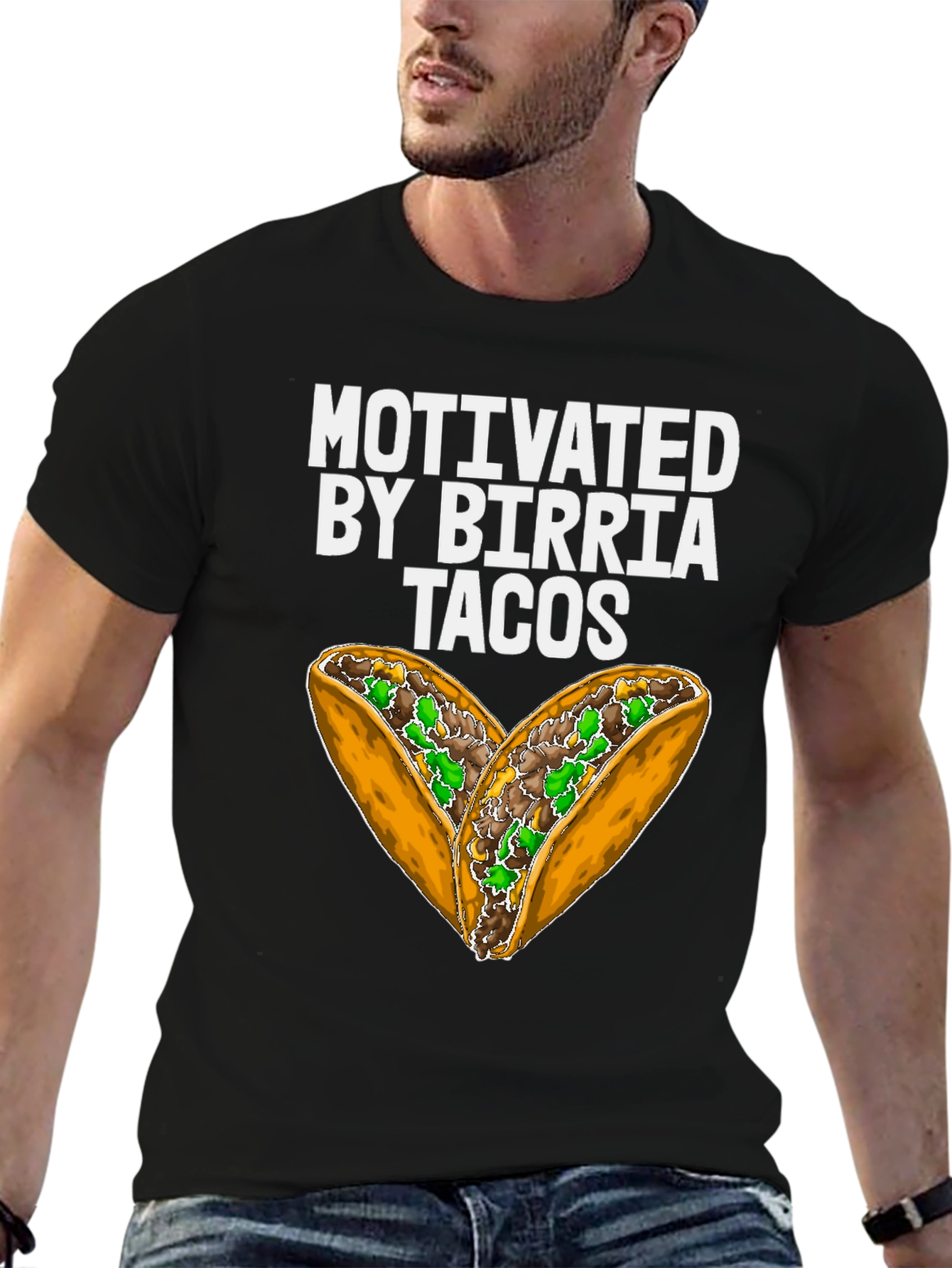 Motivated by Birria Tacos Graphic T-Shirt