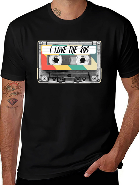 I Love the 80s Cassette Tape Graphic T-Shirt