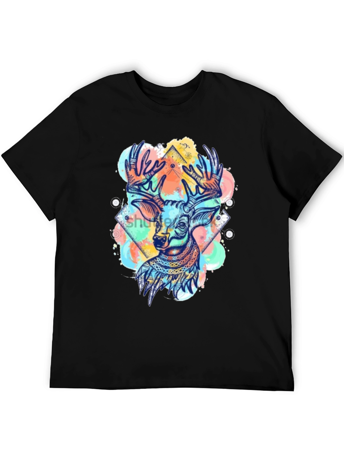 Stylish Deer Graphic T-Shirt