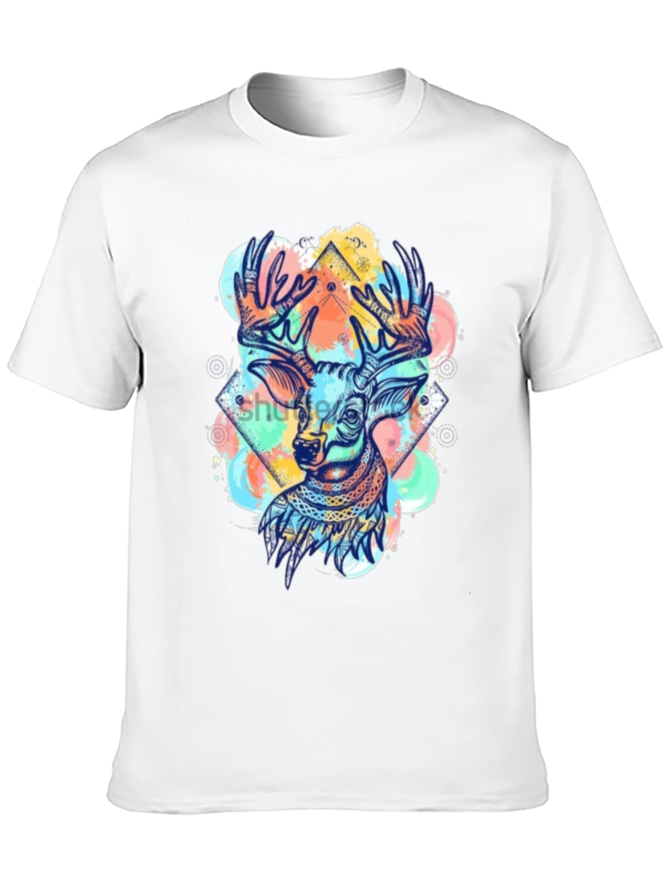Stylish Deer Graphic T-Shirt