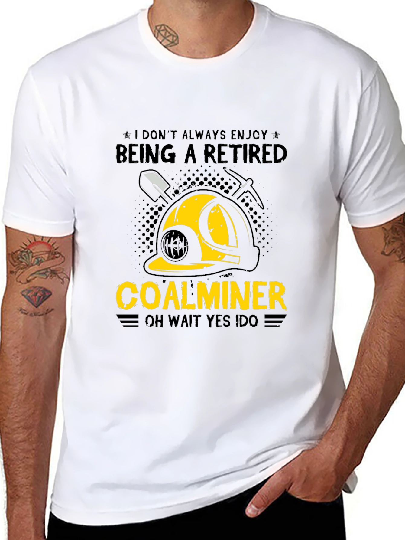 Retired Coal Miner Graphic T-Shirt