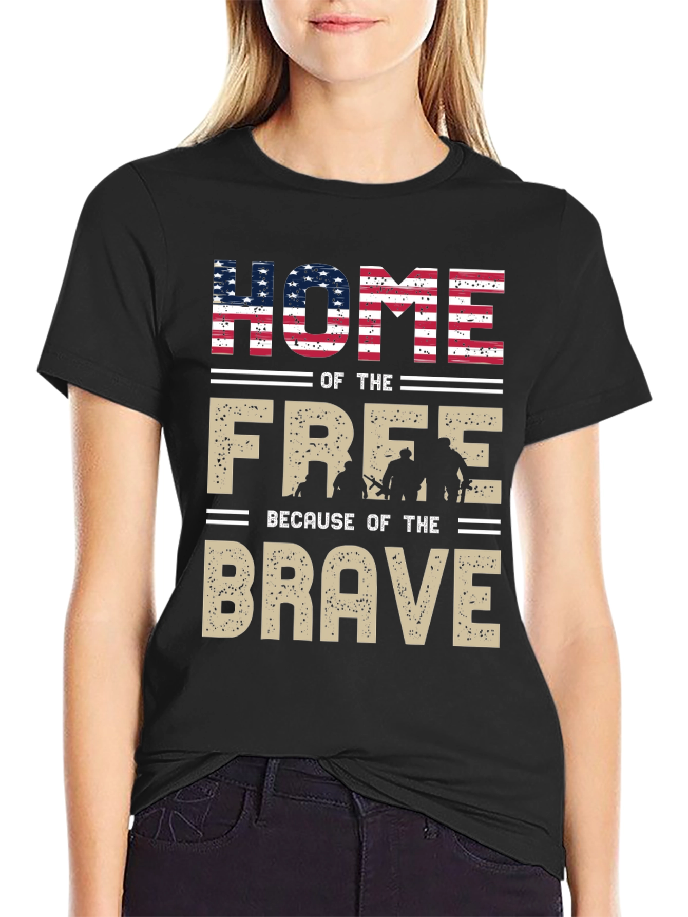 Home of the Free Patriotic T-Shirt